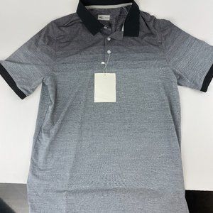 Men's Melange Fading Polo S/S White Melange